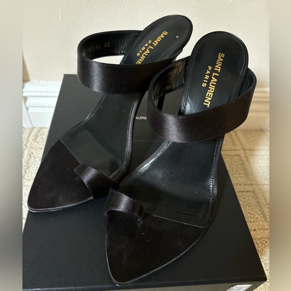 YSL black heels size 40 - Picture 2 of 5